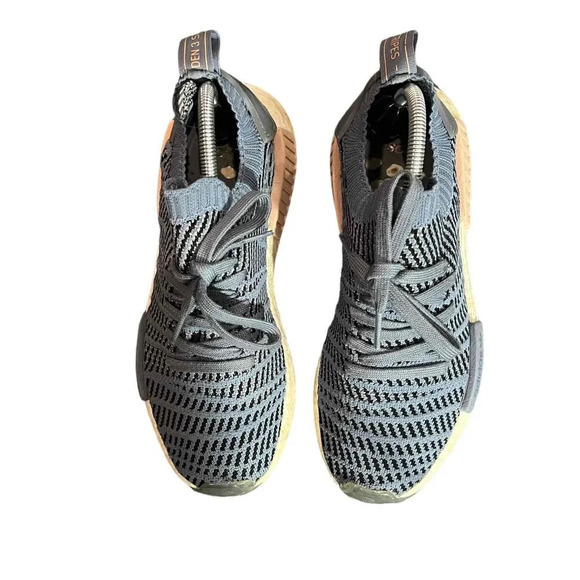 Adidas NMD R1STLT Primeknit Women's Blue Athletic Sneakers Size 9.5 - Picture 4 of 10